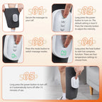 Cordless Heated Leg Massager with Air Compression