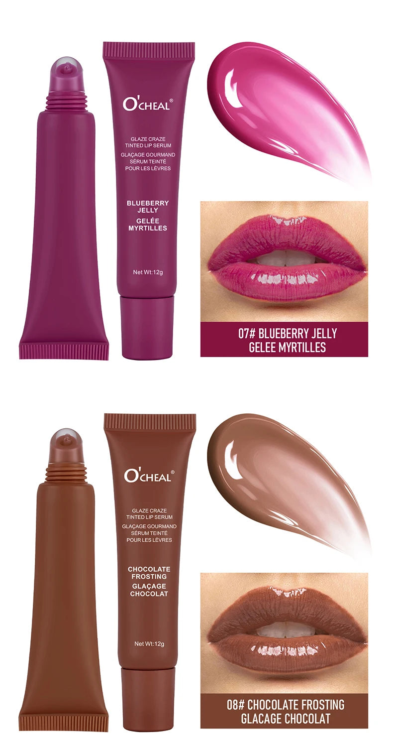 O'Cheal Glaze Tinted Lip Serum Moisturizing Gloss - 16