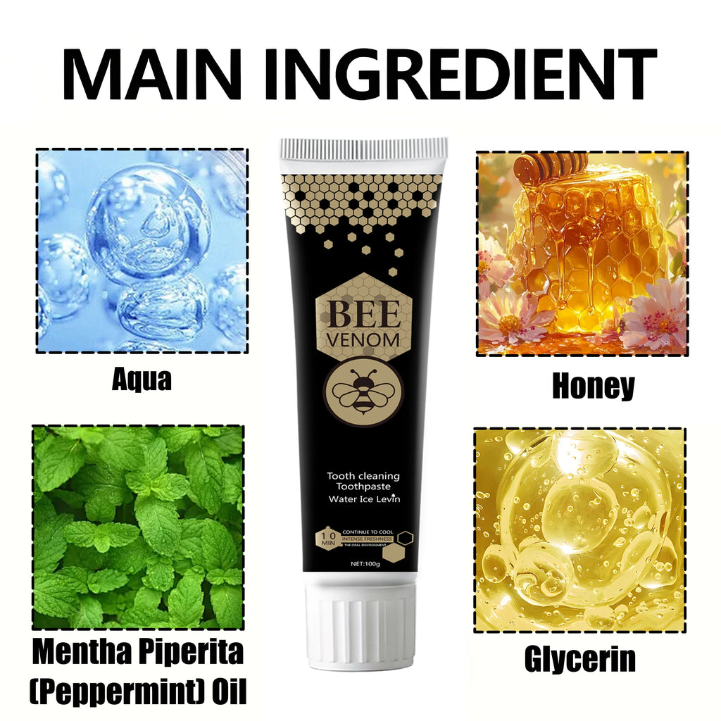 Bee Venom Mint Toothpaste Deep Cleansing Oral Care 100g