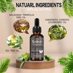 Lockmio Natural Beard Oil Vanilla Scent Hydrating Growth Treatment 30ml