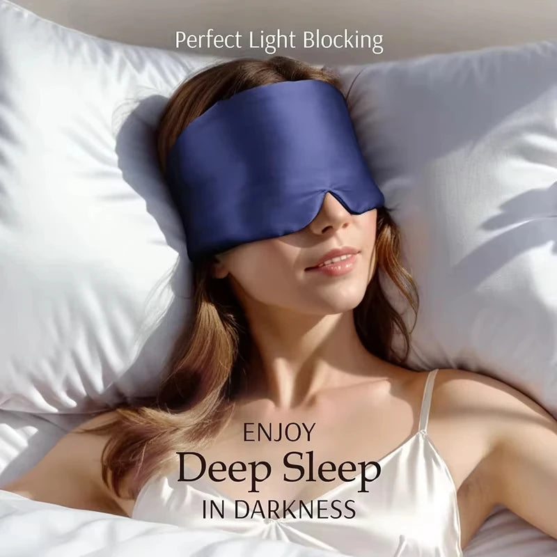 Silk Sleep Mask for Total Blackout and Comfort