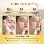 Whipped Beef Tallow and Honey Moisturizing Face and Body Balm