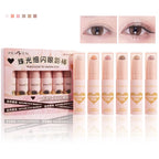 Peiyen 6 Piece Pearlescent Eyeshadow Stick Set Waterproof Shimmer Makeup