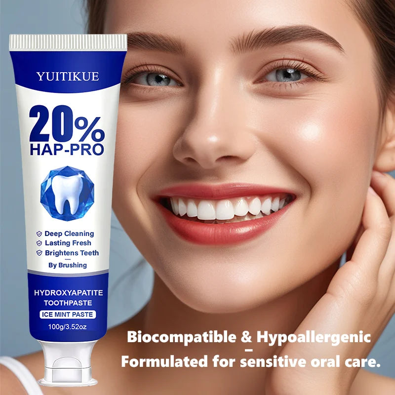 YUITIKUE HAP-PRO Ice Mint Toothpaste for Teeth Whitening and Oral Care