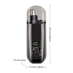 Electric Nose and Ear Hair Trimmer for Painless Grooming