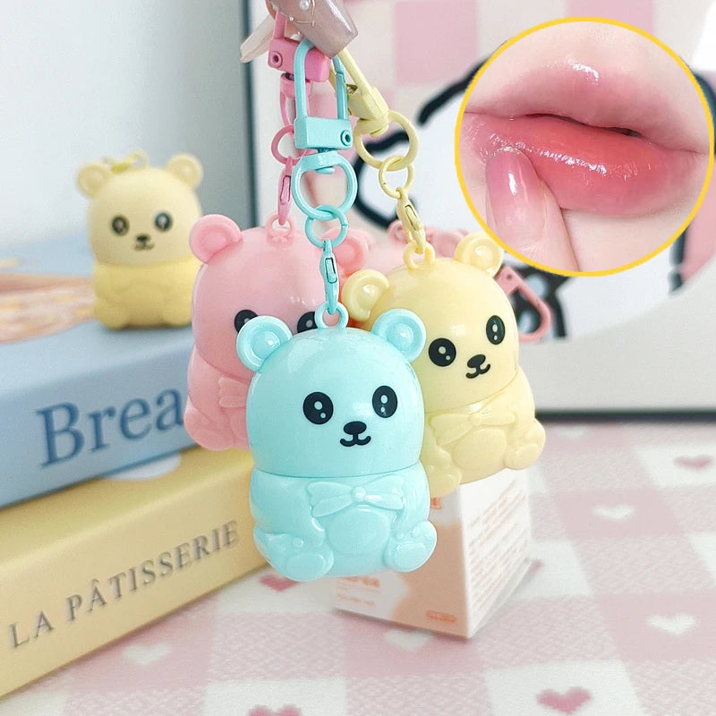 Cute Bear Fruit Lip Balm Moisturizing Daily Lip Care Treatment