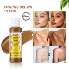 Sunless Tanning Body Lotion for Deep Bronze Glow