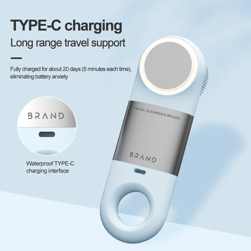 Hot and Cold Silicone Facial Cleansing Brush - 4