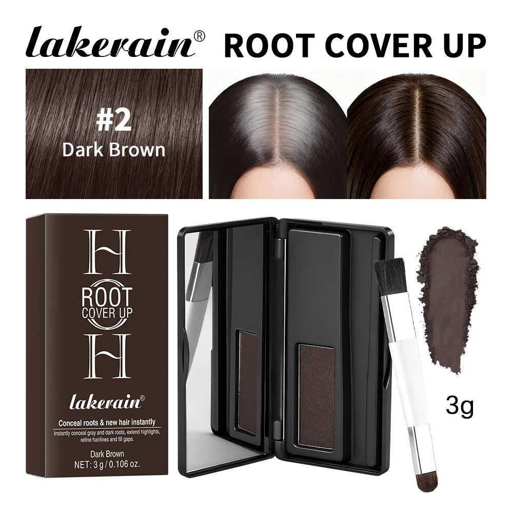 Instant Root Concealer Powder Palette for Gray Hair Coverage