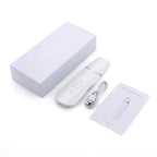 Ultrasonic Facial Skin Scrubber and Deep Pore Cleansing Spatula