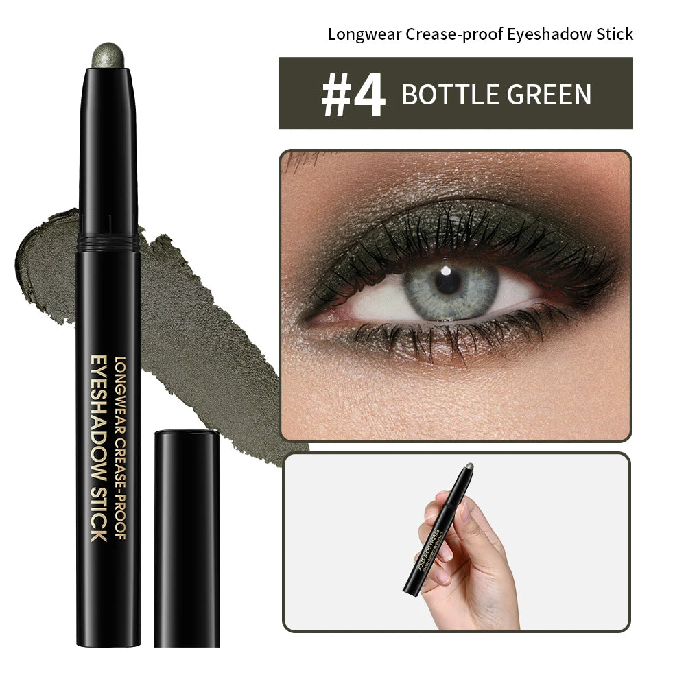 Waterproof Shimmer Eyeliner Pencil for Brightening Eye Makeup