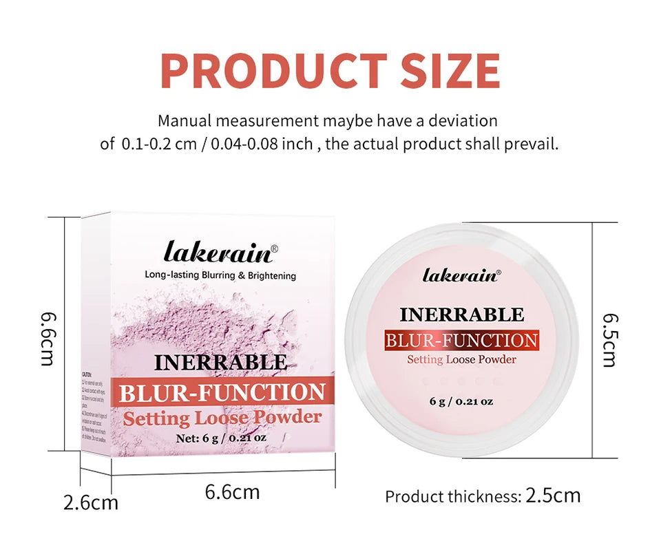 Matte Finish Oil-Control Loose Setting Powder
