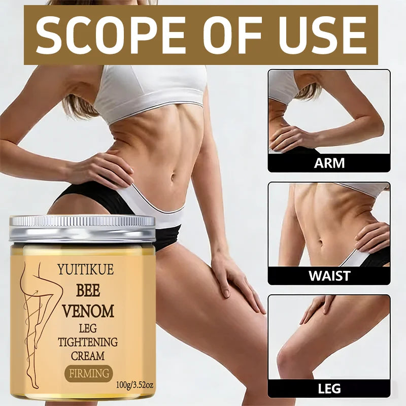Yuitikue Bee Venom Leg Tightening Cream Firming Body Moisturizer 100g - 9