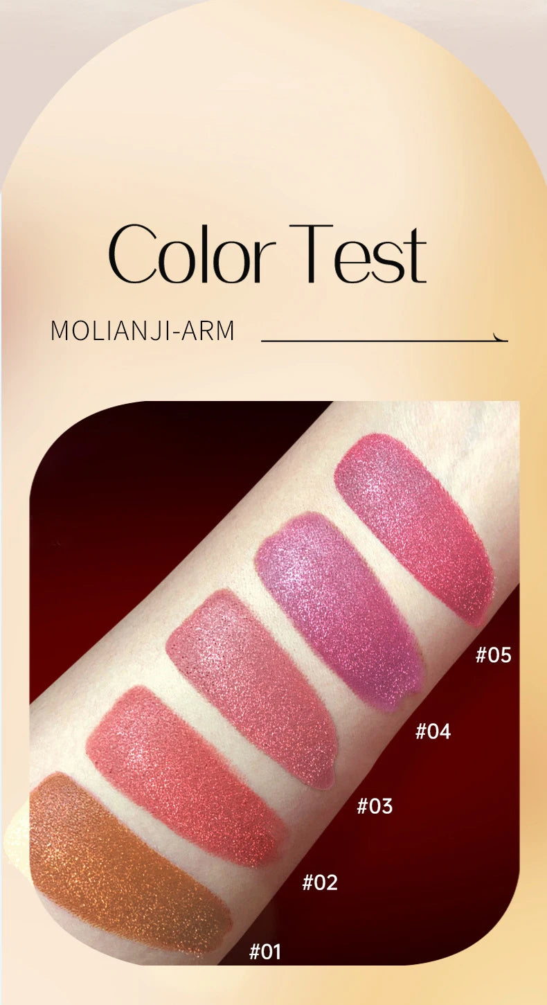 Shiny Lipstick Waterproof Long Lasting Glitter Lip Gloss - 7