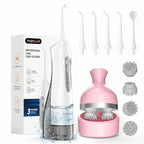 Portable Oral Irrigator and Electric Scalp Massager Kit