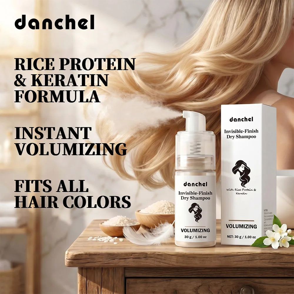 Invisible Dry Shampoo Powder for Volumizing and Oil Control
