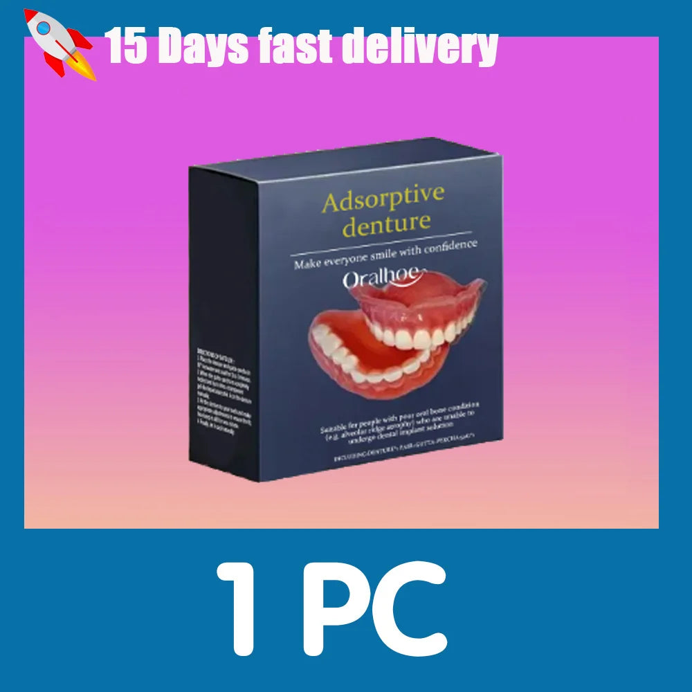 Comfort Fit Silicone Dentures for Natural Smile