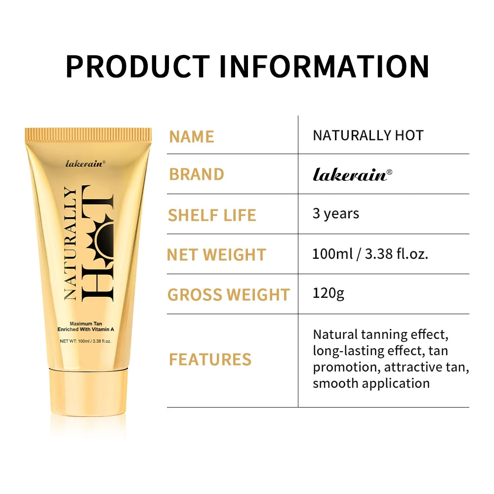Naturally Hot Long-Lasting Bronzing Tanning Cream - 4