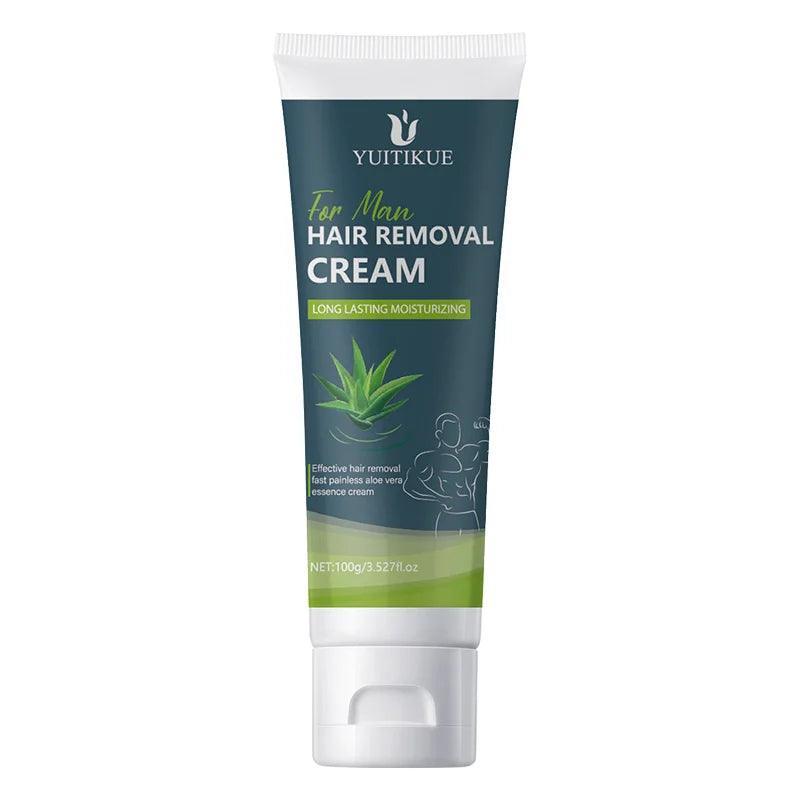 Mens Hair Removal Cream Painless Body Depilatory Cream 100g - 7