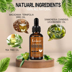 Lockmio Natural Musk Beard Oil and Balm Grooming Kit for Men