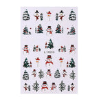 3D Christmas Cartoon Nail Art Stickers