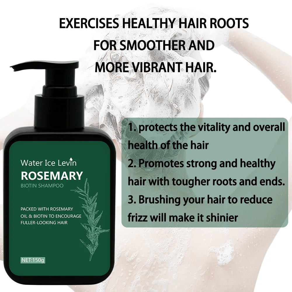 Rosemary Biotin Shampoo 150ml for Hair Growth and Scalp Care