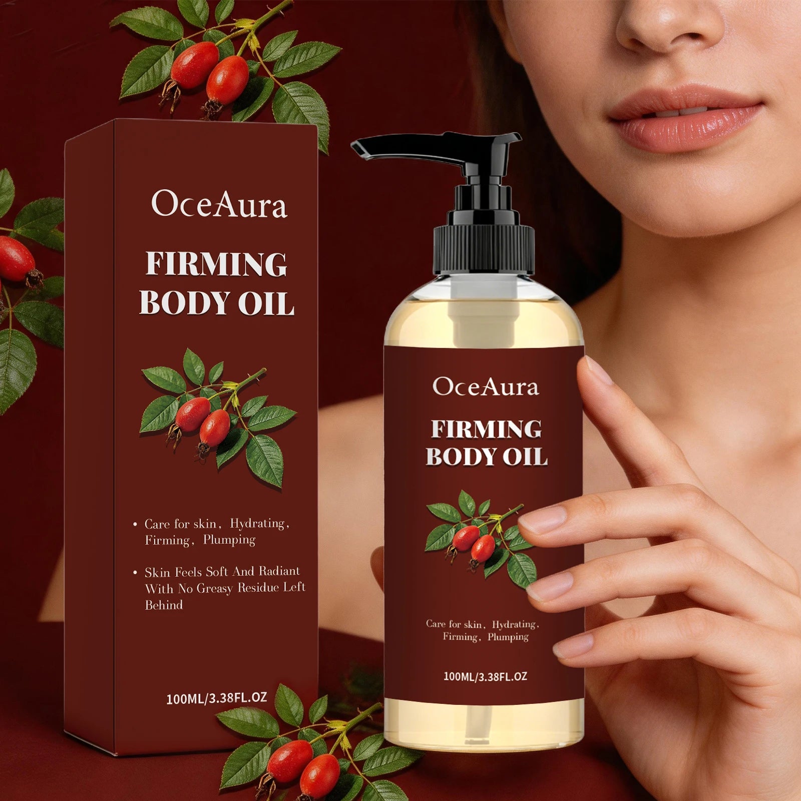 Hydrating Firming Body Oil for Skin Tightening and Elasticity - 5