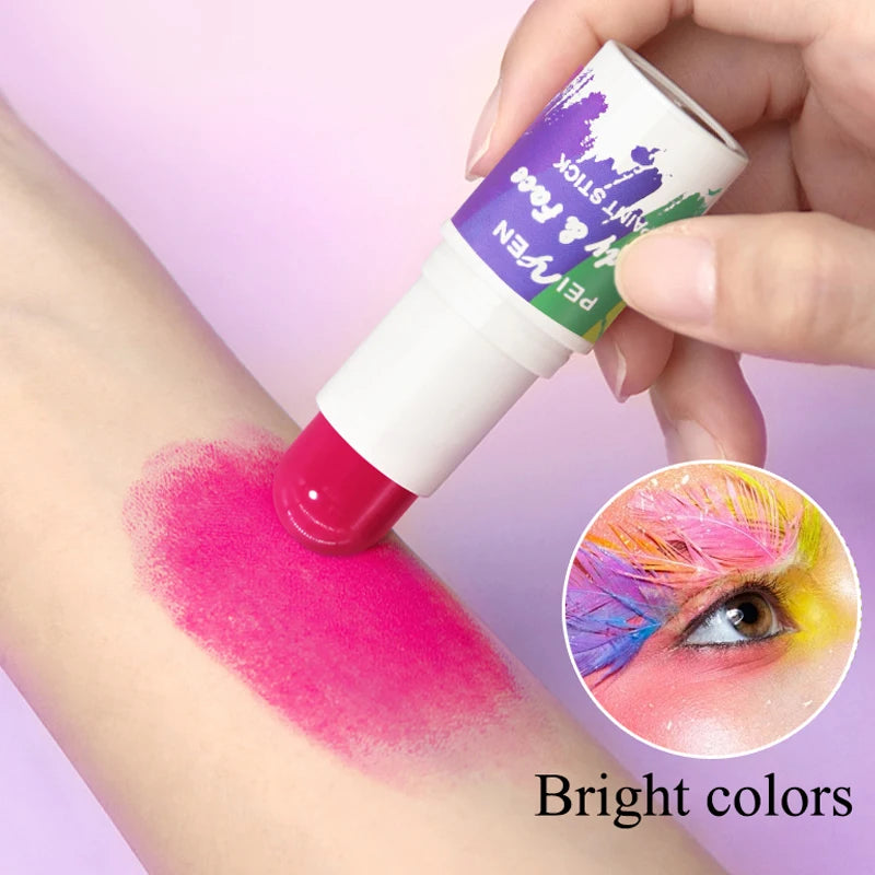Peiwen Face and Body Paint Stick Waterproof Makeup for Parties