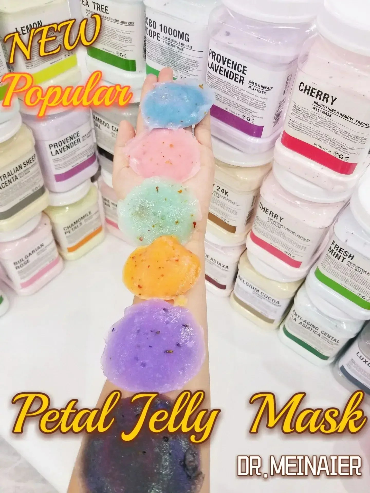 Bulgarian Rose Jelly Mask Face Powder Anti Aging Brightening Skincare - 8