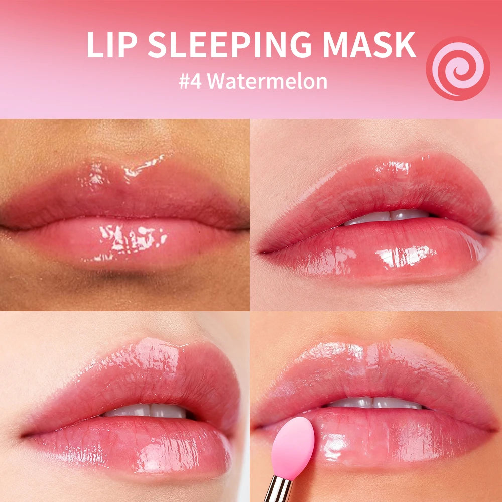 Dual-Color Hydrating Lip Sleeping Mask for Dry Lips