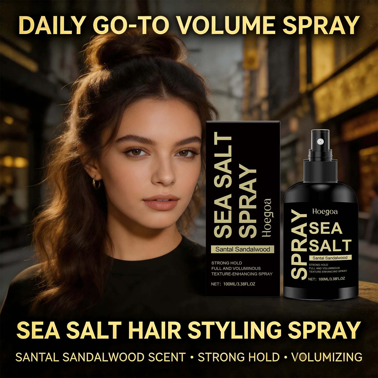 Sea Salt Texturizing Spray for Voluminous Beach Waves - 5