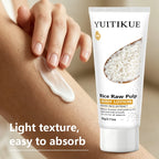 YUITIKUE Rice Raw Pulp Body Lotion Hydrating Skin Care Cream 60g