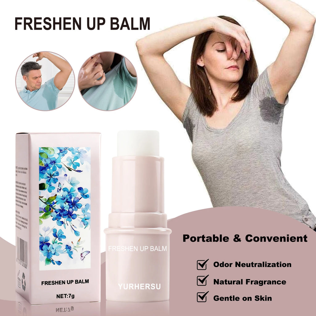 Yurhersu Portable Antiperspirant Stick Natural Deodorant Balm
