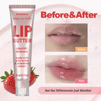 Strawberry Shea Butter Lip Balm Moisturizing and Renewing Lip Care 20g