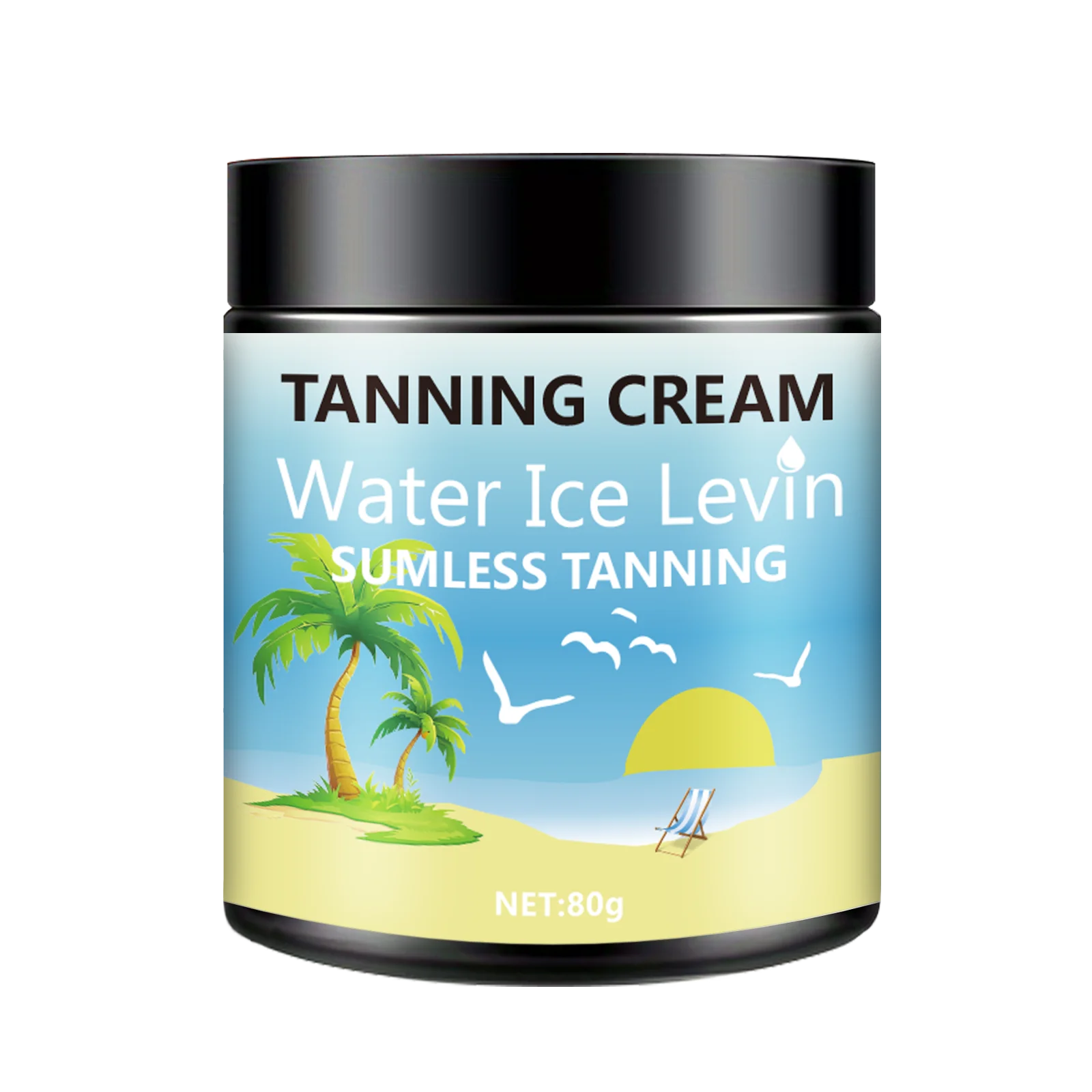 Water Ice Levin Body Tanning Lotion Sunless Bronzer Moisturizer - 10