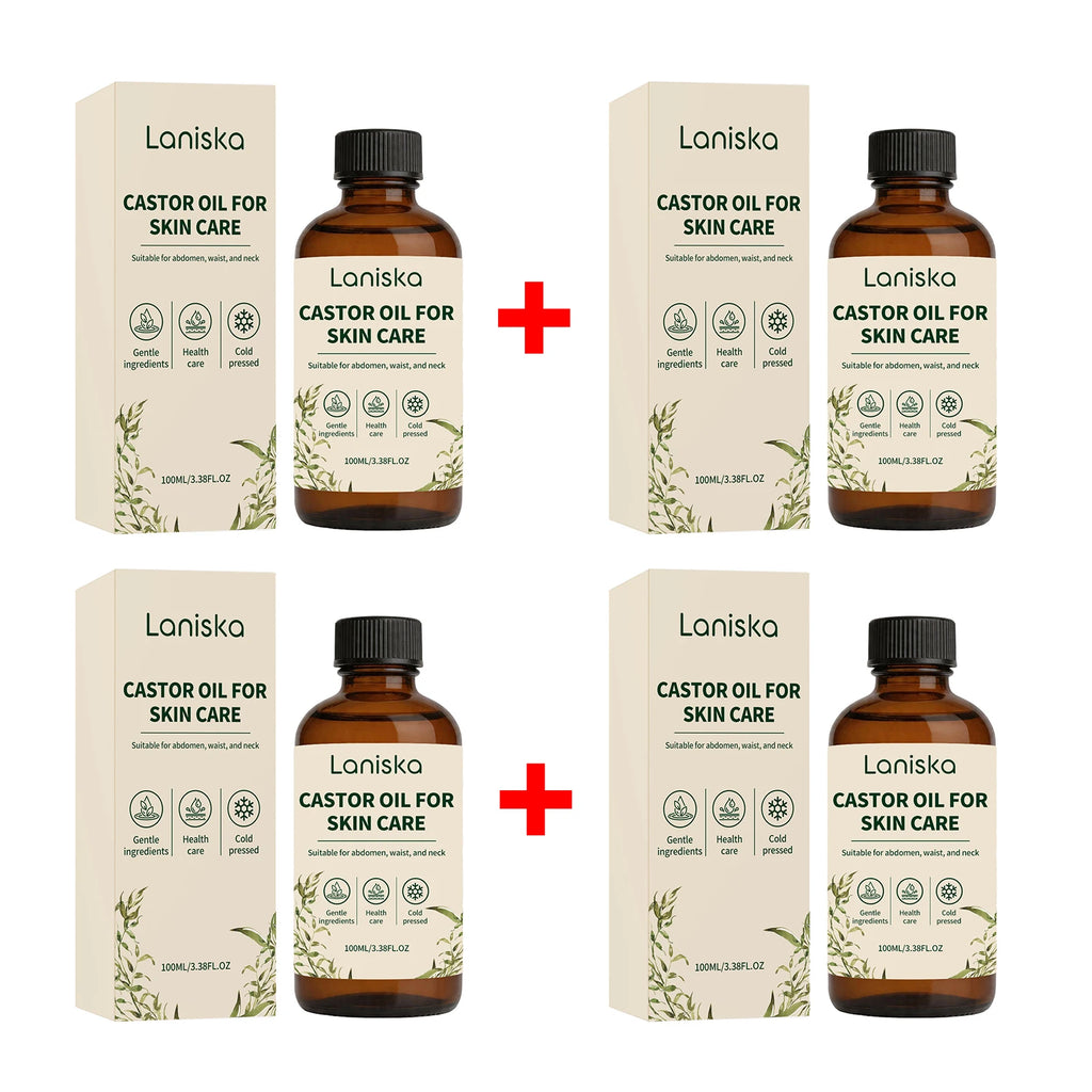 Cold Pressed Castor Oil for Skin Hydration and Massage