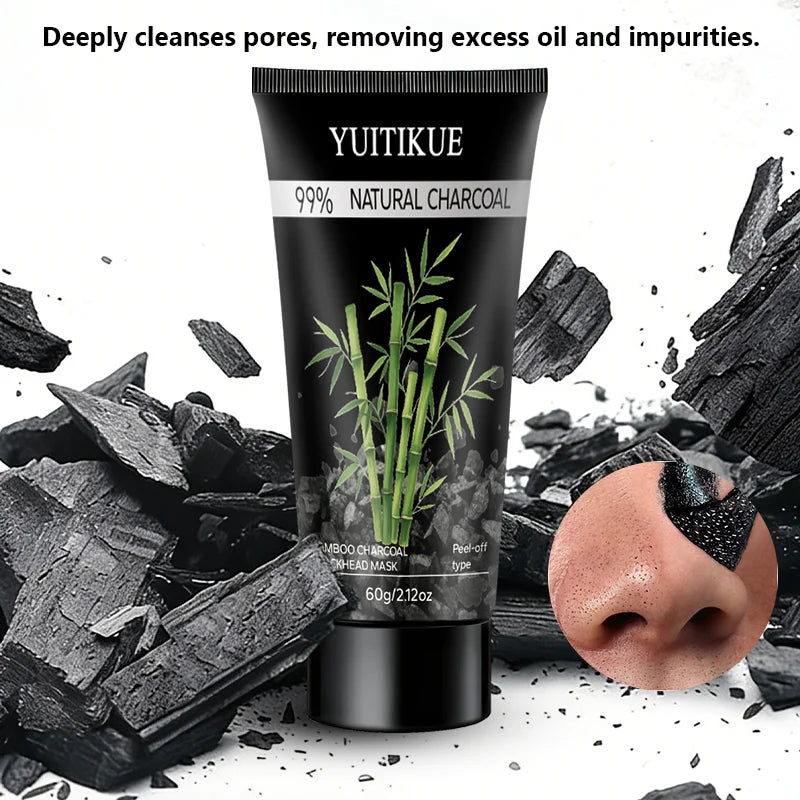 YUITIKUE Bamboo Charcoal Blackhead Mask Deep Cleansing Peel Off Mask - 6