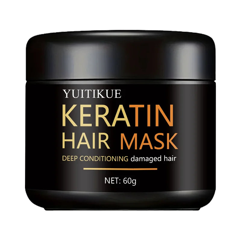 60g Keratin Deep Conditioning Hair Mask for Damaged Hair - 7