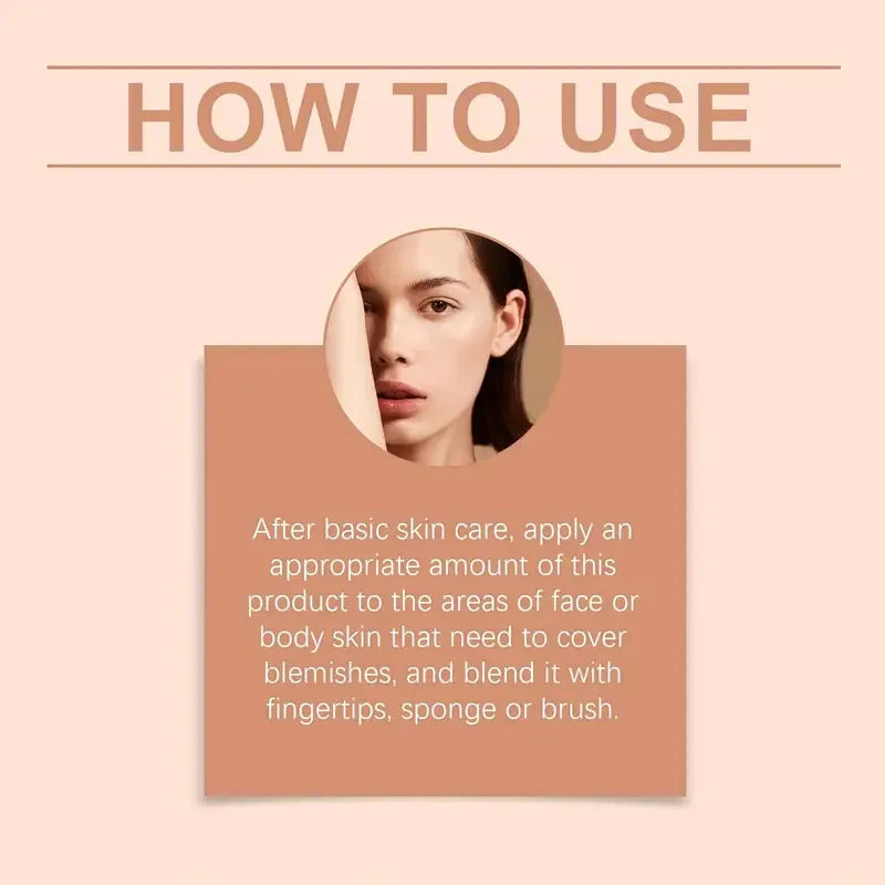 BB Foundation Cream Moisturizing Waterproof Long Lasting Concealer - 6