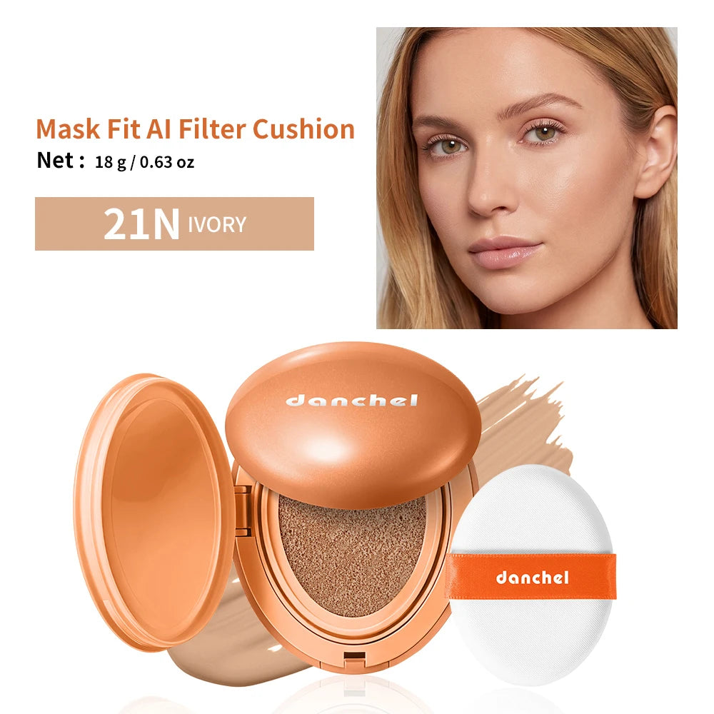 Sunscreen Cushion Foundation for Flawless Semi-Matte Coverage - 26