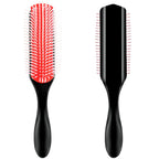 9-Row Detangling Hair Brush Curl Defining Styling Comb
