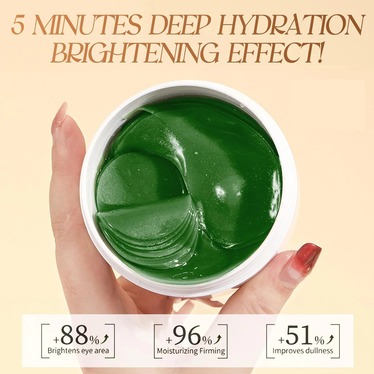 Seaweed Collagen Eye Mask Hydrating Patches for Dark Circles and Aging
