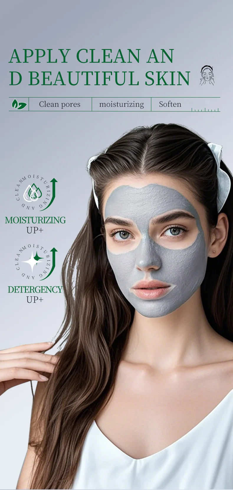 ADMID Bamboo Charcoal Mud Mask Stick Deep Cleansing Facial Treatment