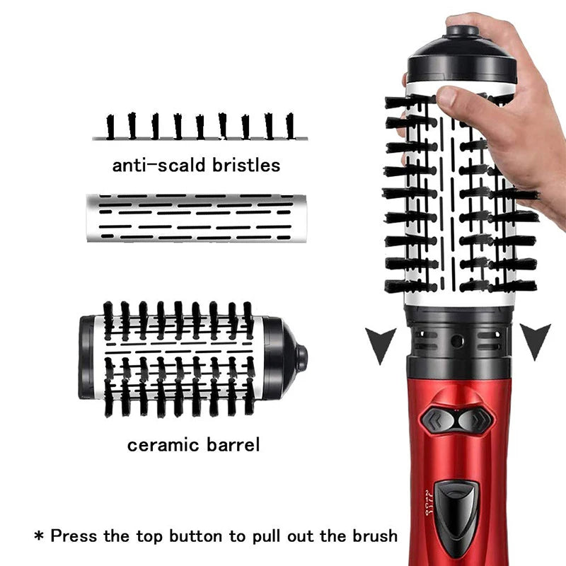 Rotating Hair Dryer Brush 2 in 1 Hot Air Styler and Volumizer