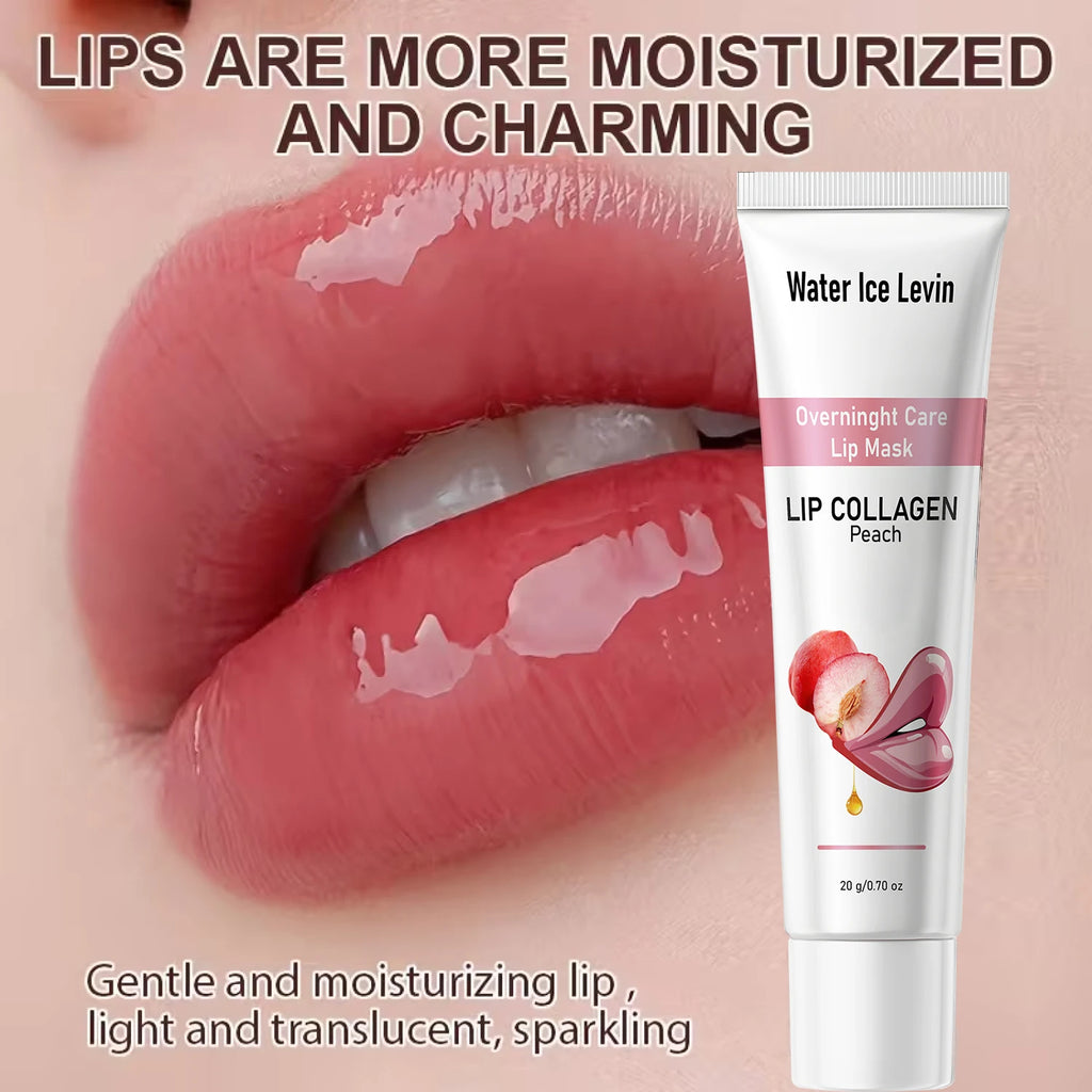 Peach Collagen Lip Mask Hydrating Overnight Lip Care Treatment