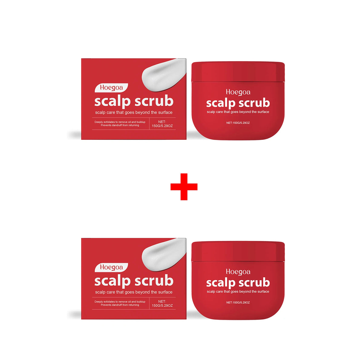 Deep Cleansing Scalp Exfoliator for Dandruff and Oily Hair