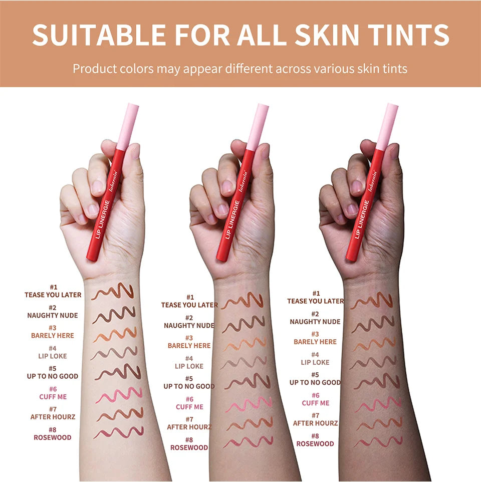 Long-Lasting Waterproof Ballpoint Felt Tip Lip Liner - 14