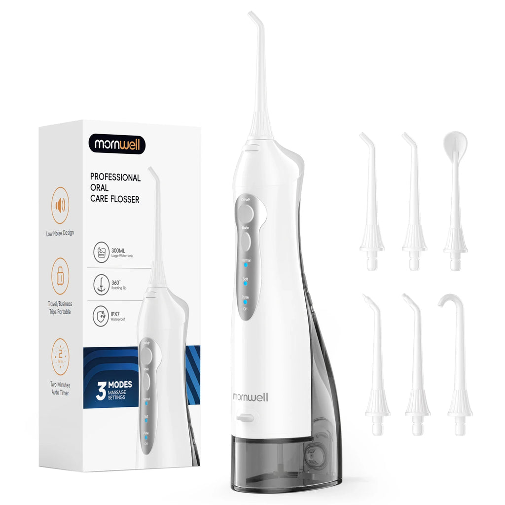 Portable USB Rechargeable Cordless Water Flosser for Oral Care