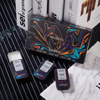 3pc Solid Fragrance Balm Portable Matte Metal Deodorant Perfume Set