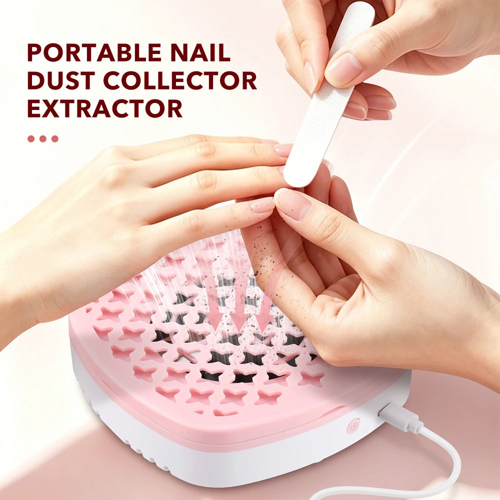 USB Nail Dust Collector and Vacuum for Home Manicures